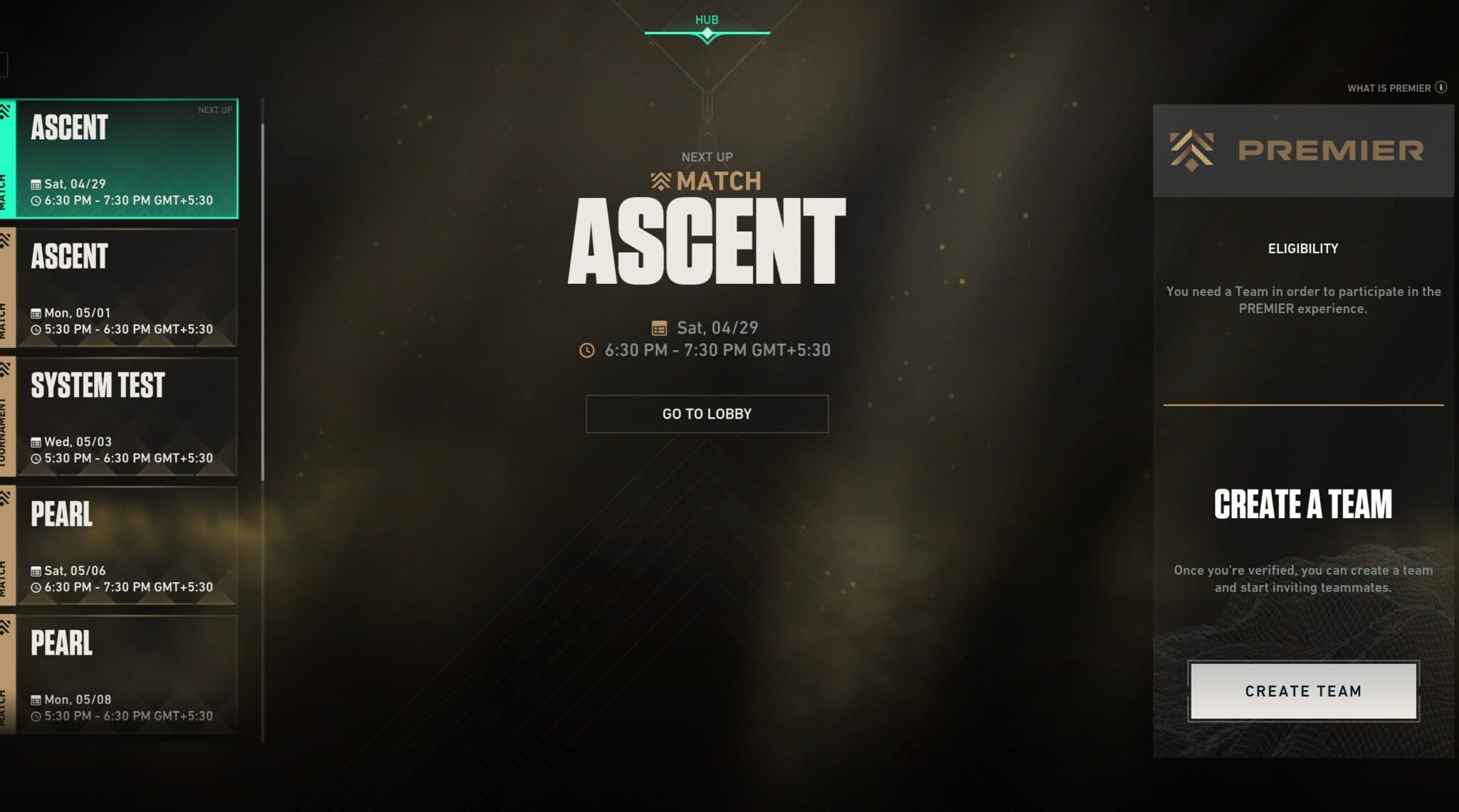 If you see Create Team, you're good to go. You are verified.