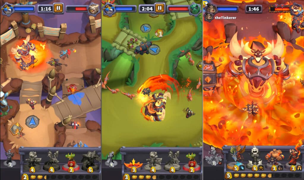 Ragnaros in Warcraft Rumble Season 6 (Images via Blizzard Entertainment)