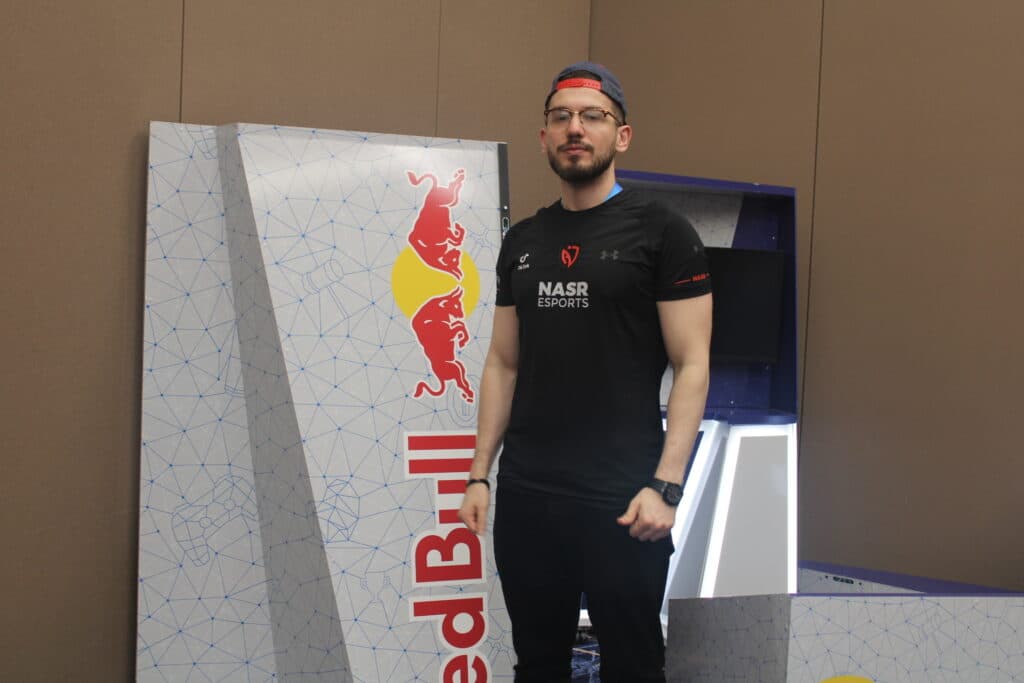 Big Bird talks Evo Las Vegas 2024 (Image via Amy Chen)