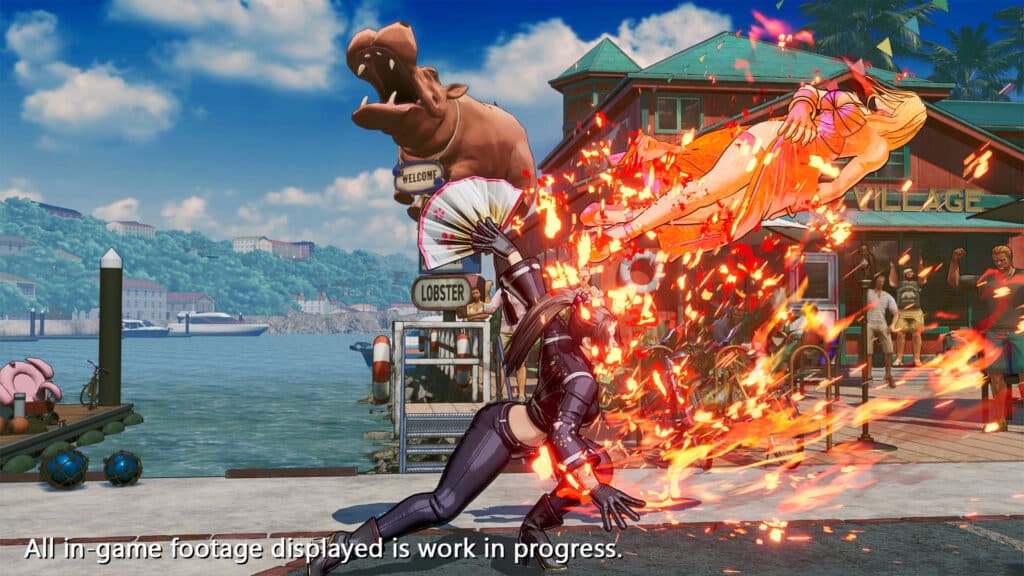 FATAL FURY: CotW Mai gameplay screenshot (Image via SNK Corporation)