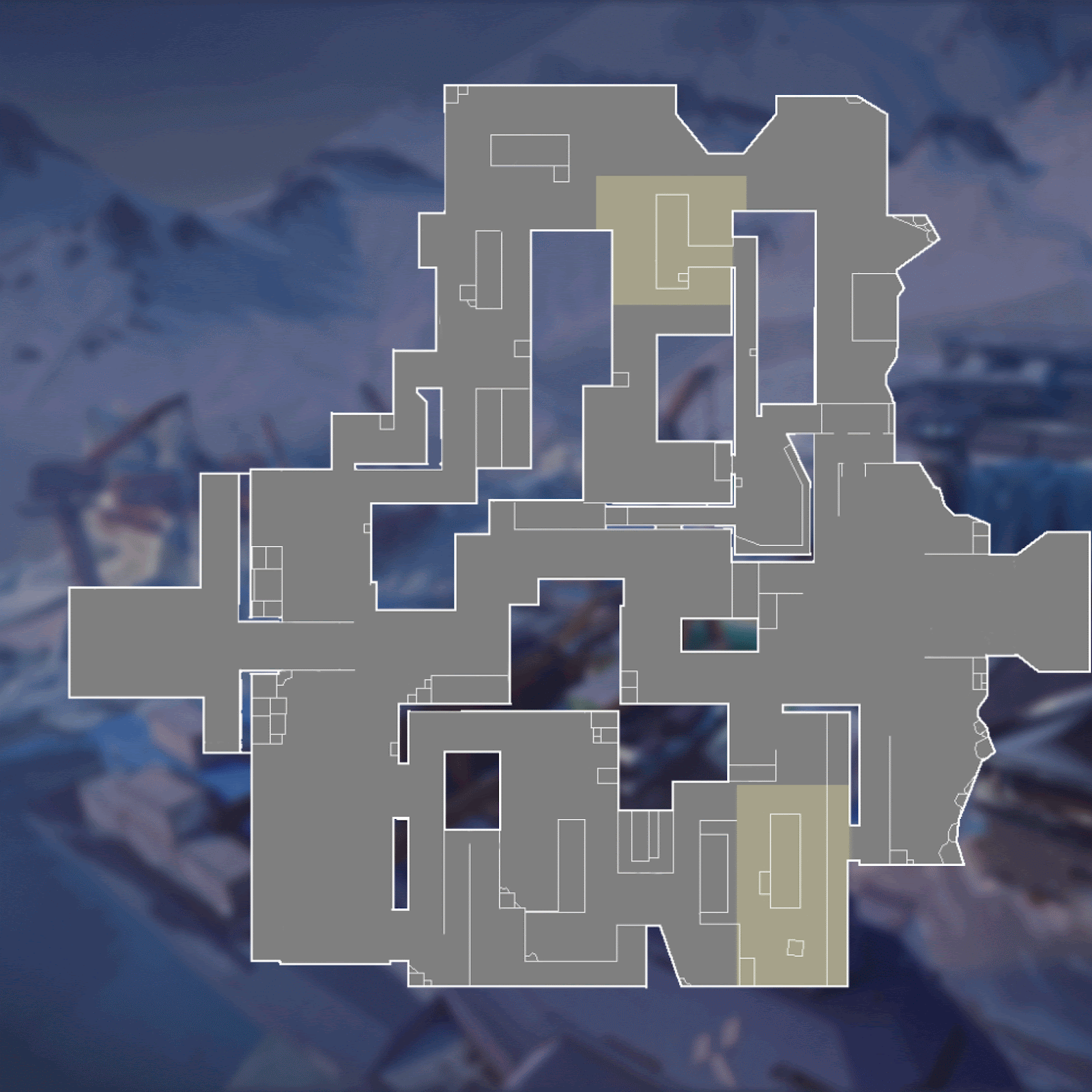 Check out the before and after of the minimap with VALORANT patch 10.03 (Image via Riot Games