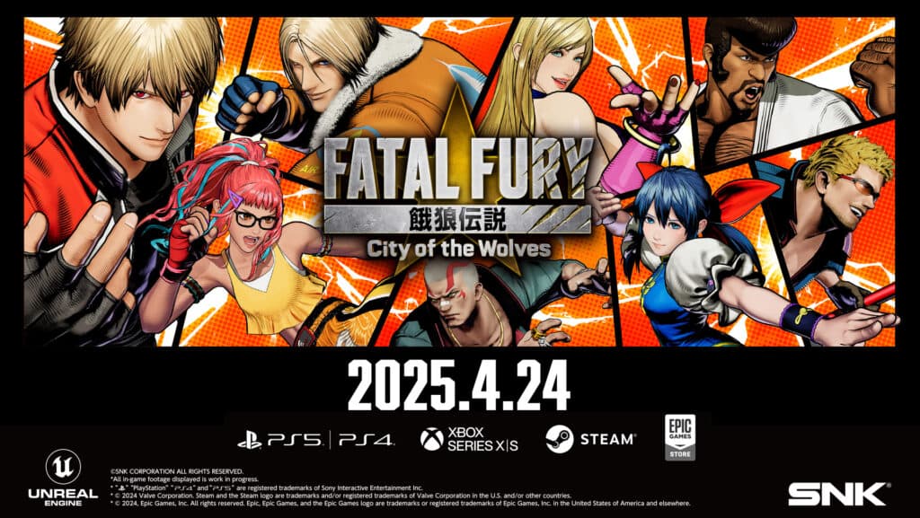 FATAL FURY: City of the Wolves release date (Image via SNK Corporation)