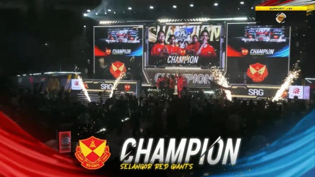 SRG is a back-to-back MPL MY Season 13 and 14 champion. (Image via MPL Malaysia, MOONTON Games)