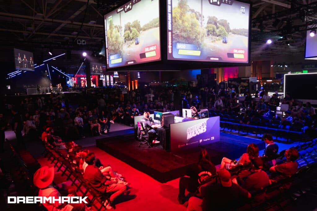 GeoGuessr Americas Major 2025 stage (Image via Jianhua Chen | EFG)