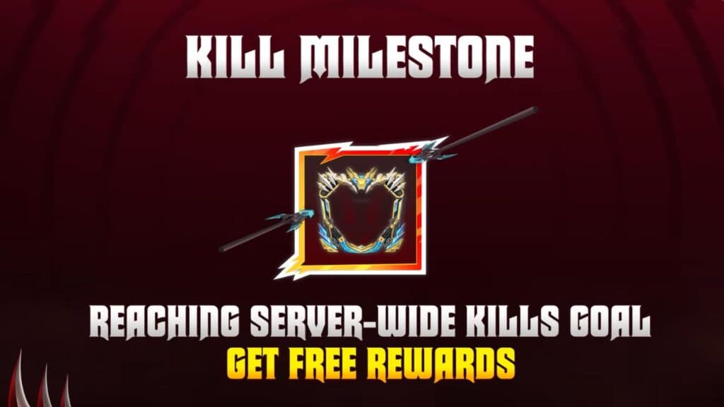Get rewards by contributing to the server-wide kills goal (Image via MOONTON Games)