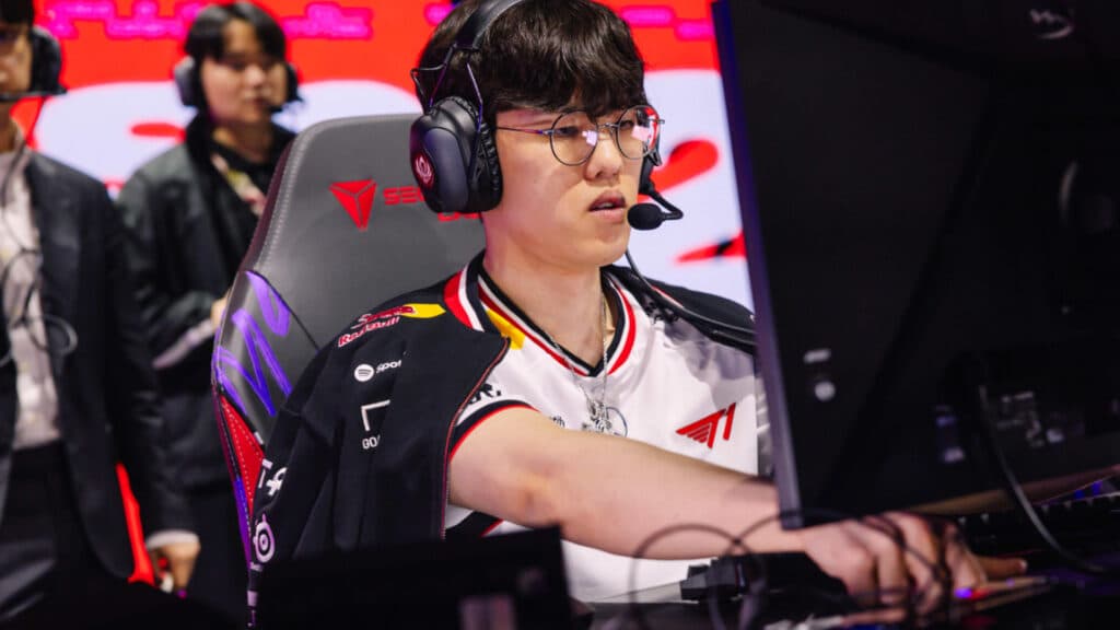 T1 Oner at the MSI 2025 (Image via Colin Young-Wolff | Riot Games)