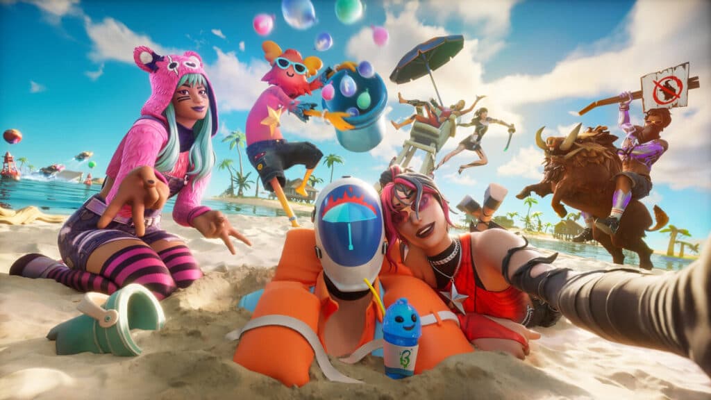 No Sweat Summer Loading Screen (Image via Epic Games)