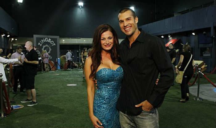 Rachel and Brendon at the after-party of BB13. Image via CBS