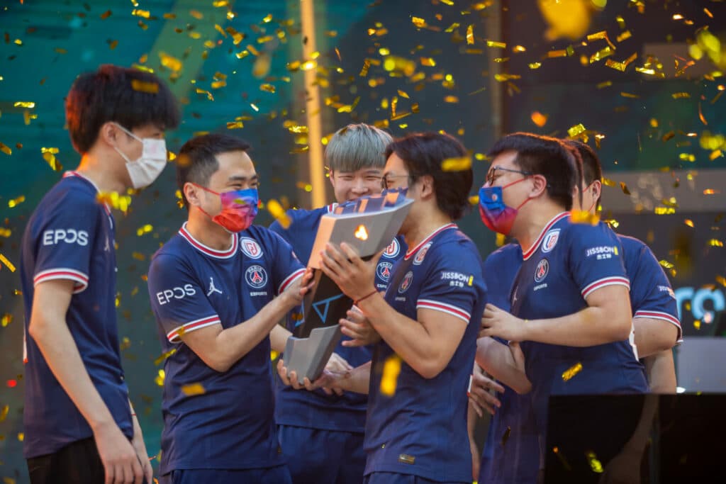 PSG.LGD won the Dota 2 Riyadh Masters organized by Gamers8 in 2022.