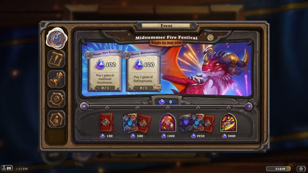 Hearthstone Midsummer Fire Festival 2023 screenshot (Image via Blizzard Entertainment)
