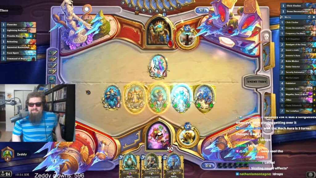 Zeddy livestreaming on Twitch (Image via Zeddy)