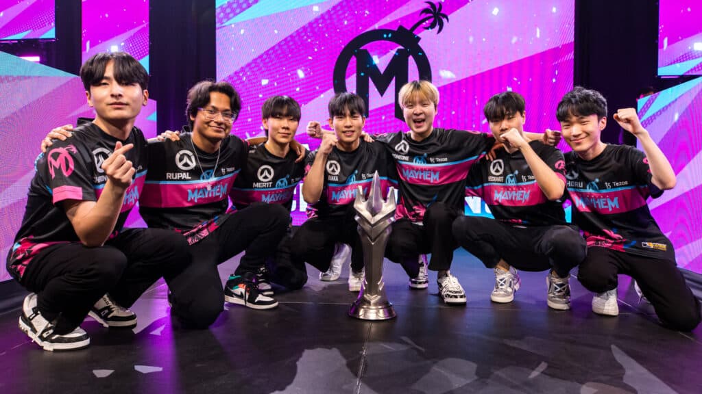 Florida Mayhem winning Overwatch League Grand Finals 2023 (Image via Blizzard Entertainment)
