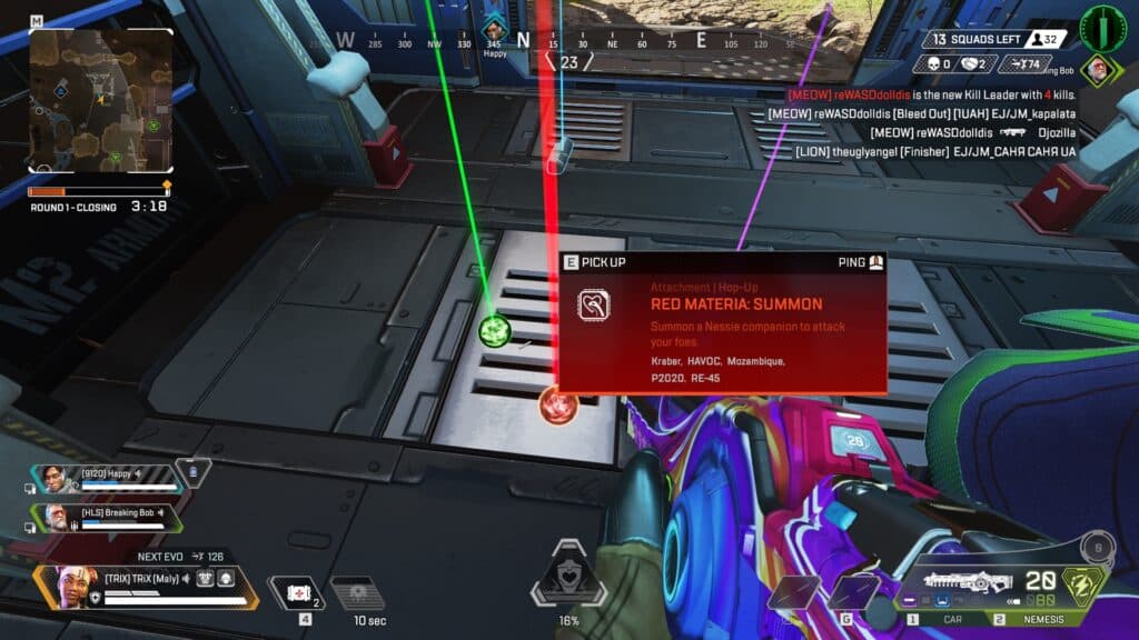 Red Materia summons a Nessie to attack your foes in the Final Fantasy takeover event