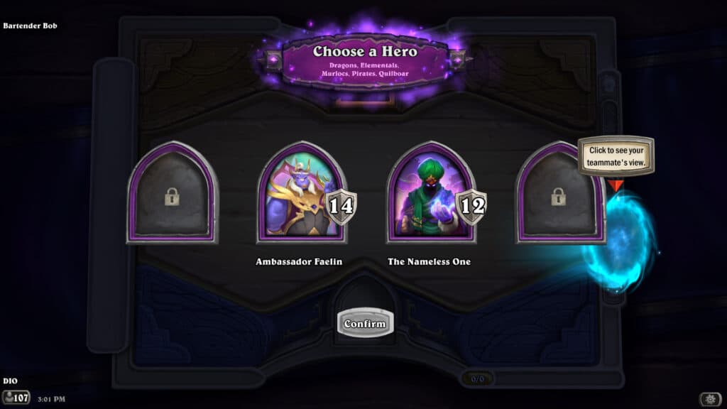 Select a hero (Image via esports.gg)