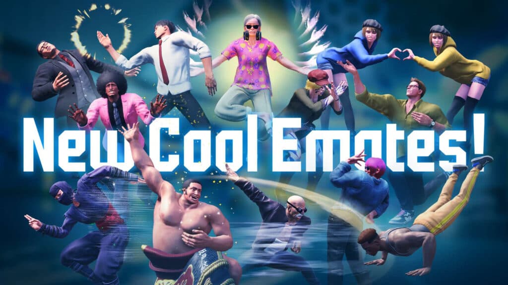 Street Fighter 6 anniversary emotes (Image via Capcom)