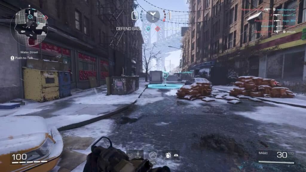 A team’s flag in CTF XDefiant (Image via esports.gg)