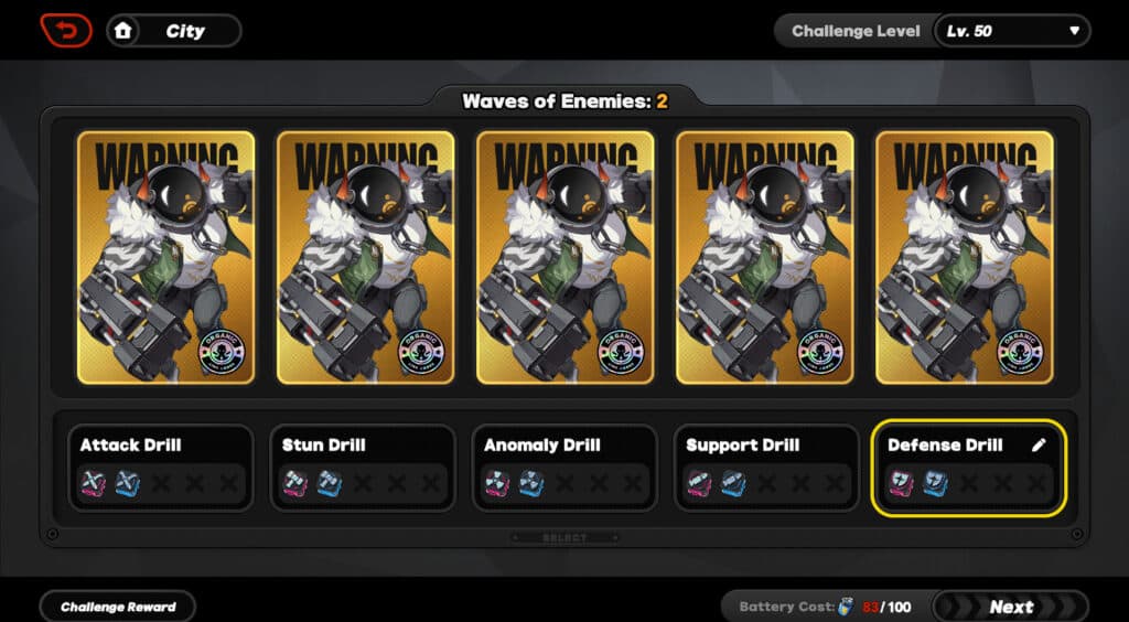 Farm the Defense Certification Seals that Pan Yinhu needs in ZZZ (Screencap by esports.gg)