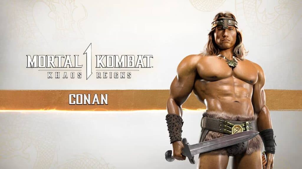 Conan the Barbarian, an MK1 DLC character (Image via NetherRealm Studios)