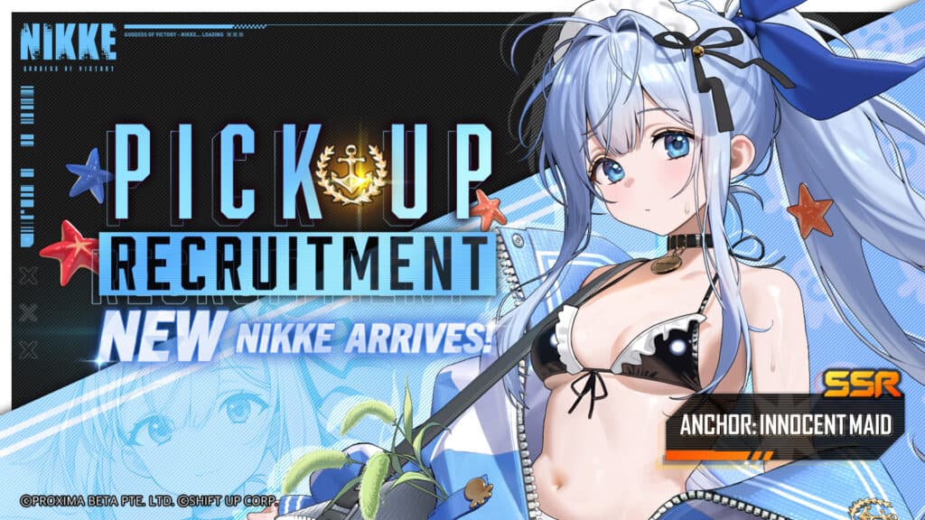 New SSR Nikke, Anchor: Innocent Maid, will be available on Feb. 6 (image via Goddess of Victory: Nikke)