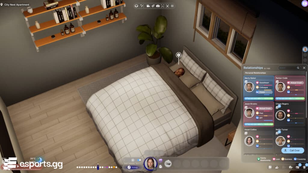 Relationship panel (Screenshot by esports.gg)