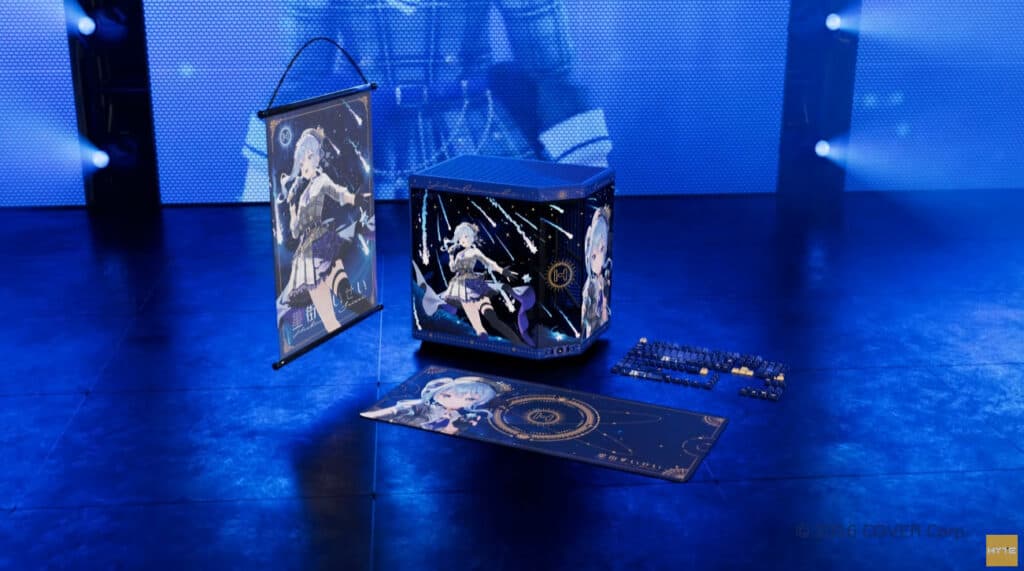 The HYTE X hololive Hoshimachi Suisei collection is now available for pre-order worldwide (Image via HYTE)