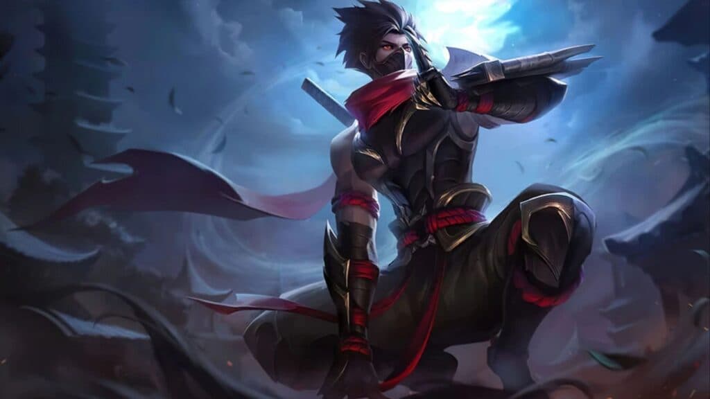 Hayabusa is a favorite pick in ranked games due to his insane mobility. (Image via MOONTON Games)