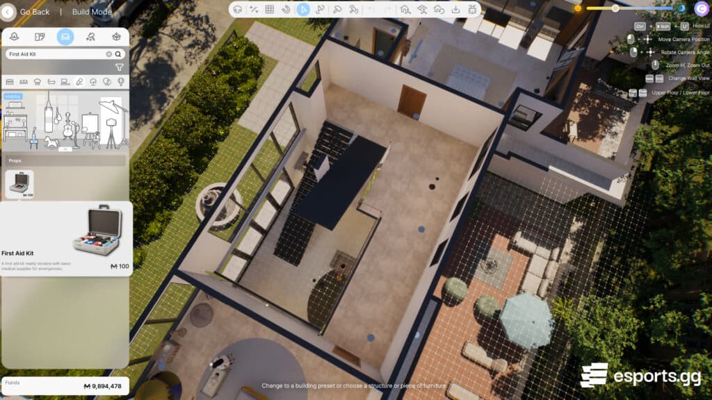 How to buy a First Aid Kit in inZOI (Screenshot via esports.gg)