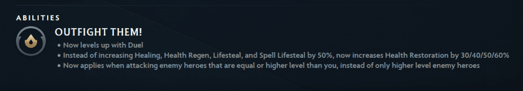 Legion Commander Innate change in patch 7.39 (Image via Valve)