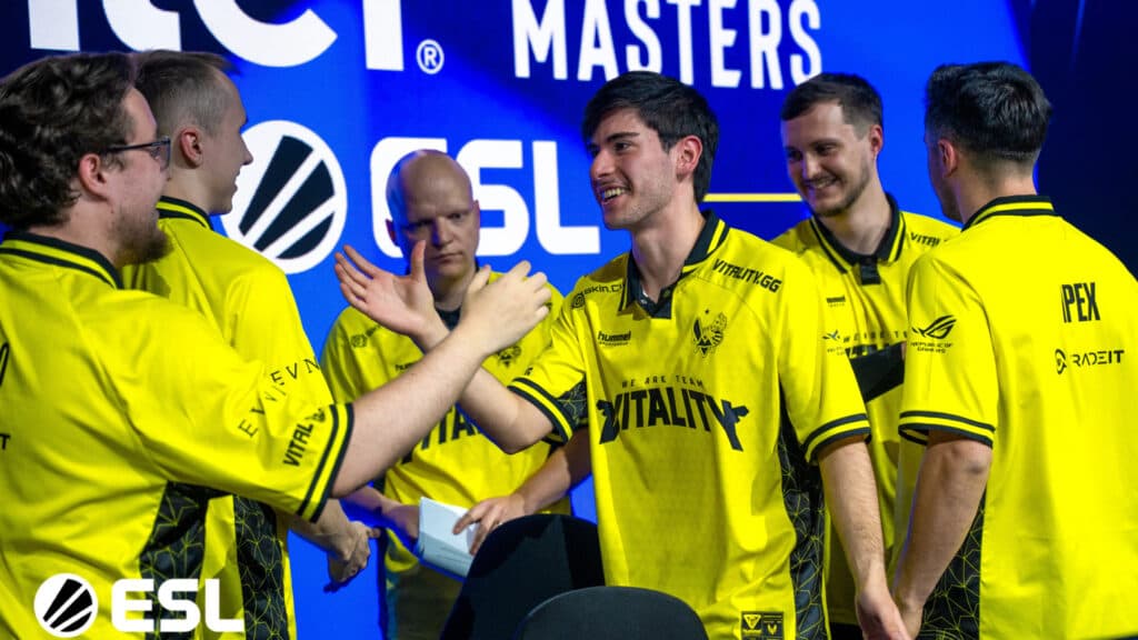 Vitality's win streak is into the 30's as they continue to break records. (Photo via ESL)