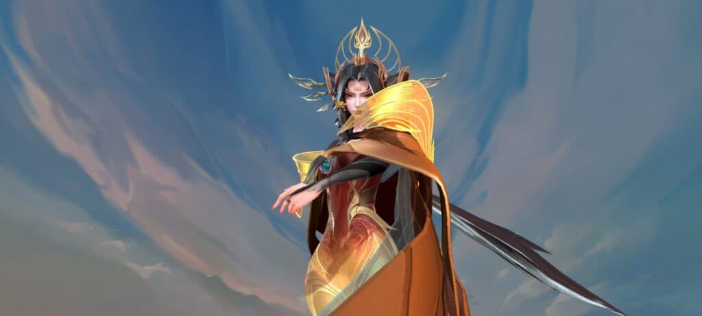 Zetian is currently being tested in the MLBB advanced server. (Screenshot via esports.gg)