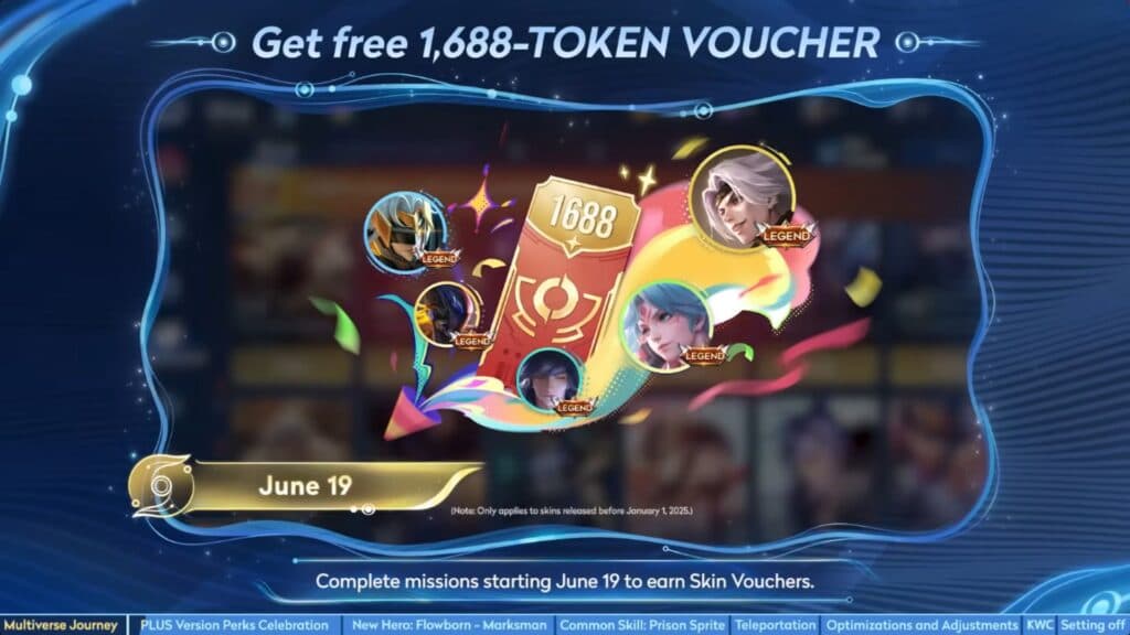 Don't miss out on the 1688-Token Skin Voucher (Image via Tencent)