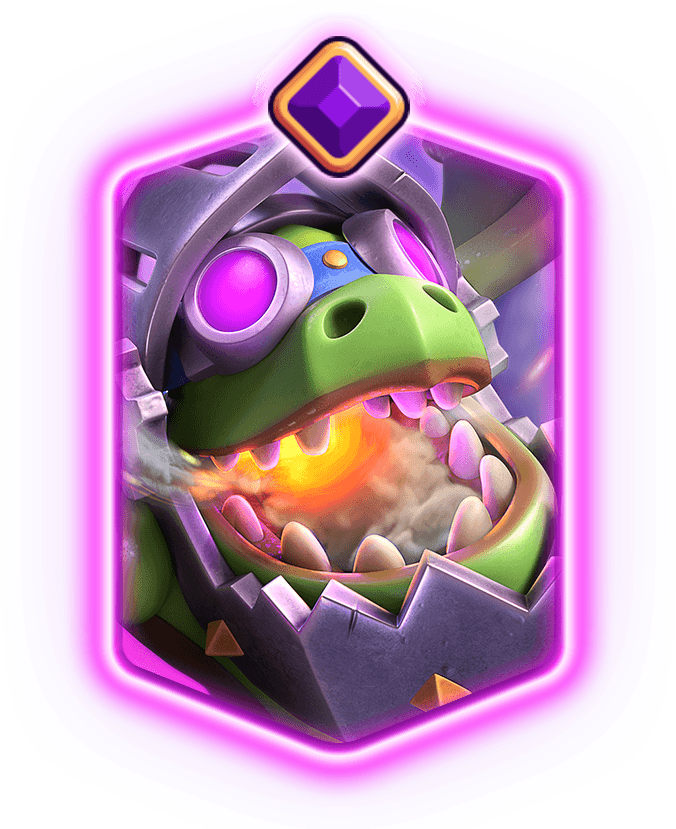 Inferno Dragon Evolution in Clash Royale (Image via Supercell)