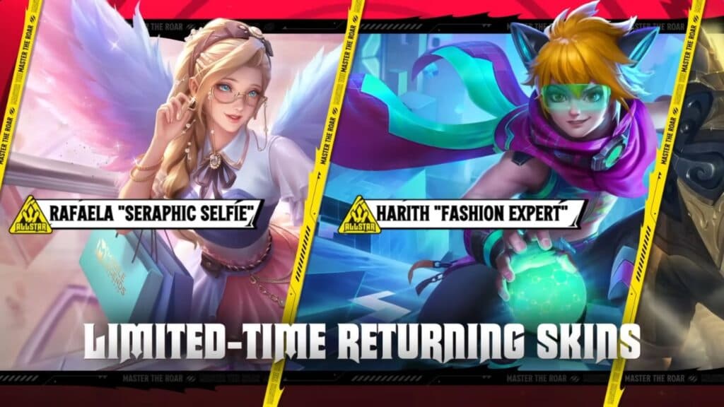 Previous ALLSTAR skins will make a comeback for a limited time (Image via MOONTON Games)