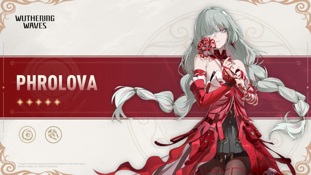 Phrolova's Element and Weapon (image via Kuro Games)
