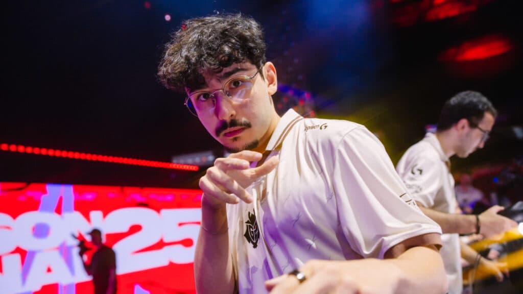 At the MSI 2025, G2 played against FURIA, BLG, GAM, GEN, and FLY (Photo by Liu YiCun/Riot Games)