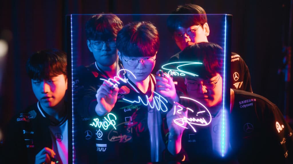 T1 won their last MSI title in 2017 against G2 Esports (Photo by Colin Young-Wolff/Riot Games)