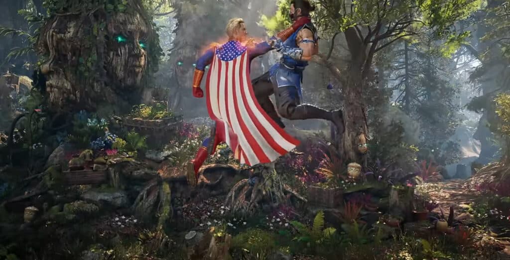 Homelander versus Sub-Zero gameplay (Image via NetherRealm Studios)