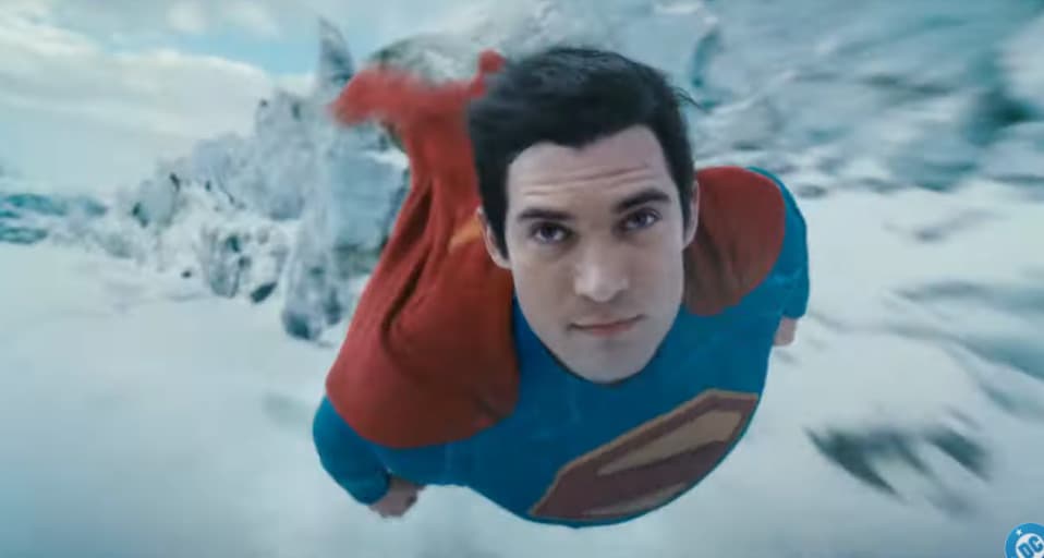 Superman from the trailer (Image via DC Studios)