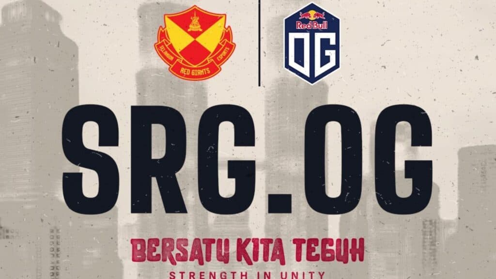 SRG signed a partnership with OG to compete in the MLBB esports scene. (Image via OG Esports on X)