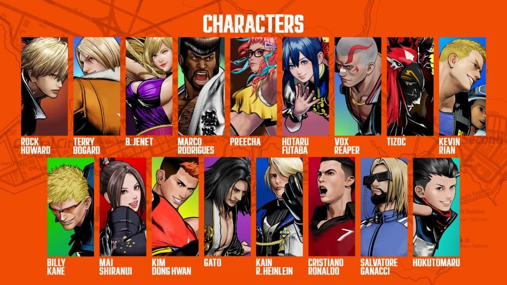 FATAL FURY: City of the Wolves characters (Image via SNK Corporation)