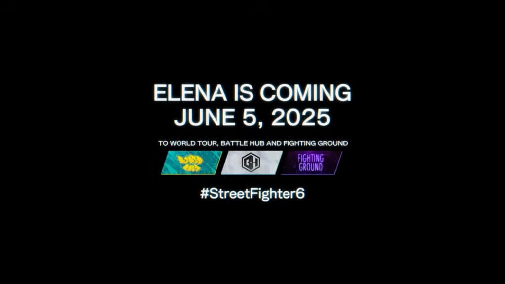 Elena’s release date in Street Fighter 6 (image via Capcom)