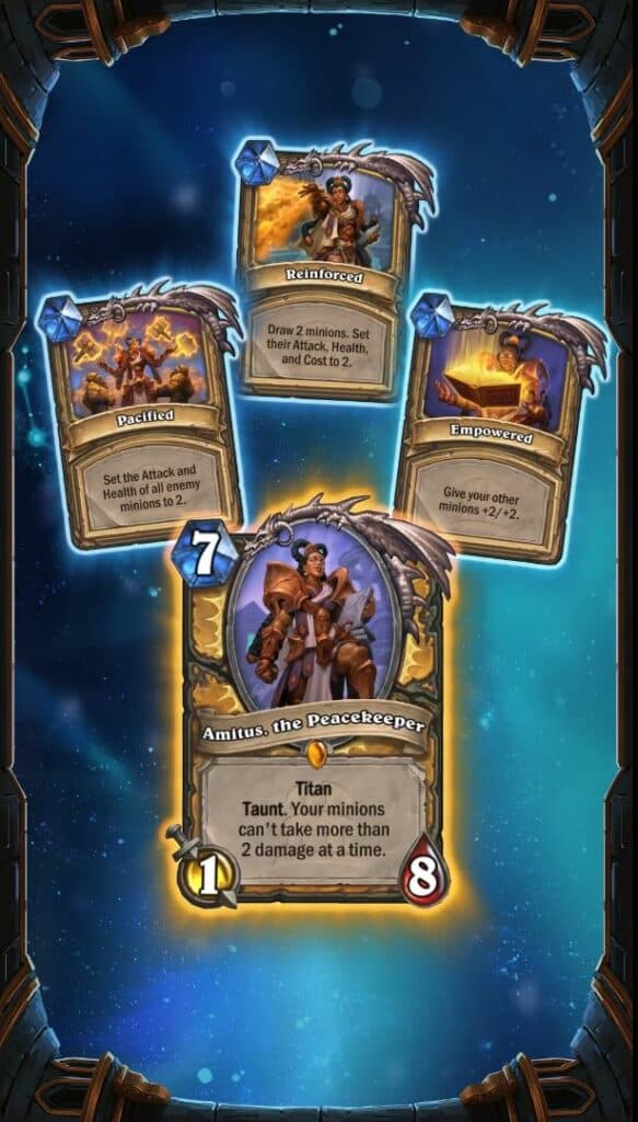 <em>As a champion of harmony, Amitus abstained from the Pantheon's many conflicts until one day, shortly after the corruption of Sargeras, she vanished altogether.<br></em>