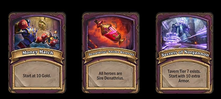 Hearthstone Battlegrounds Anomalies (Image via Blizzard Entertainment)