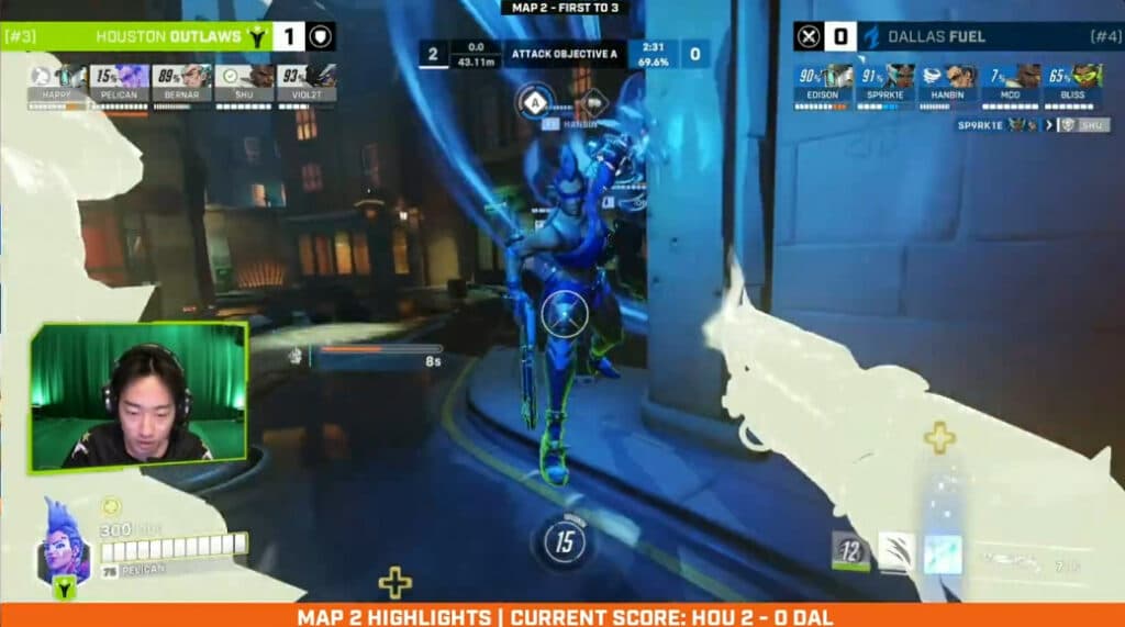 Houston Outlaws' Pelican duplicates Junker Queen (Image via Blizzard Entertainment)