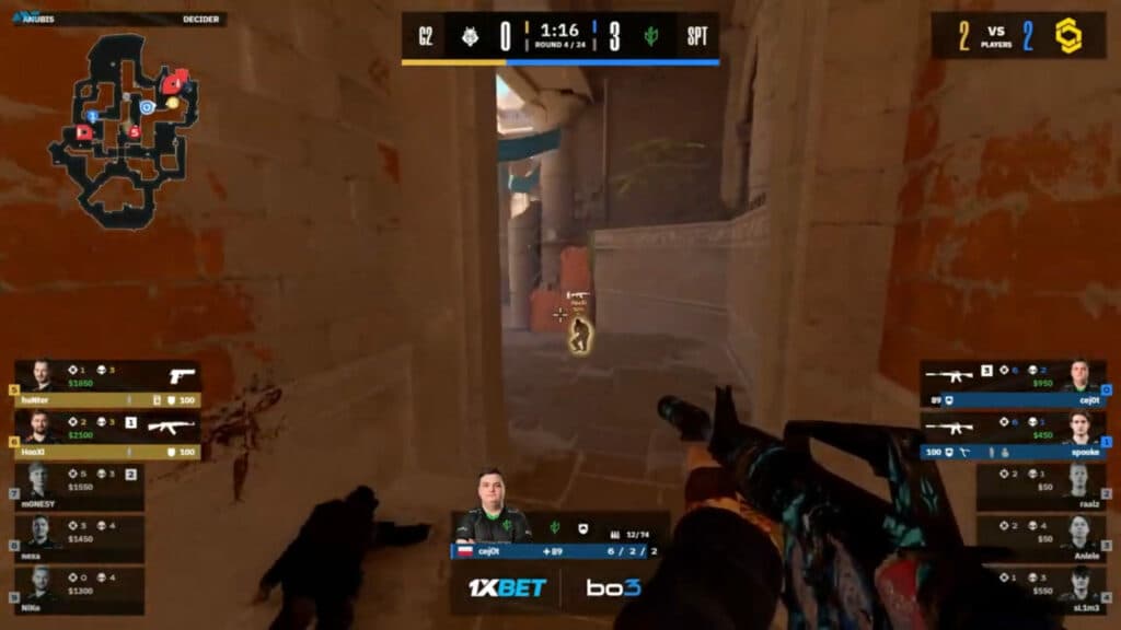 G2 Esports versus Sprout during CCT Season 1 (Image via GRID)