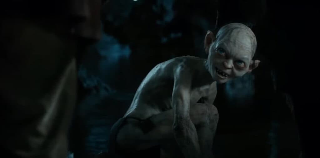 Andy Serkis plays Gollum in every Lord of the Rings and Hobbit movie (Image via Try0 on YouTube)