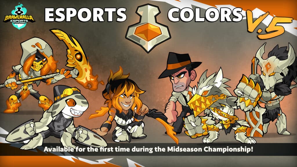 Brawlhalla Esports Colors v.5 (Image via Brawlhalla Esports)