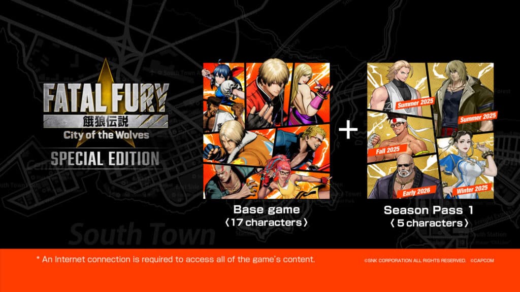 FATAL FURY: CotW roster information (Image via SNK Corporation)