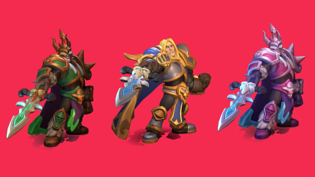 Warcraft Rumble skins (Image via Blizzard Entertainment)