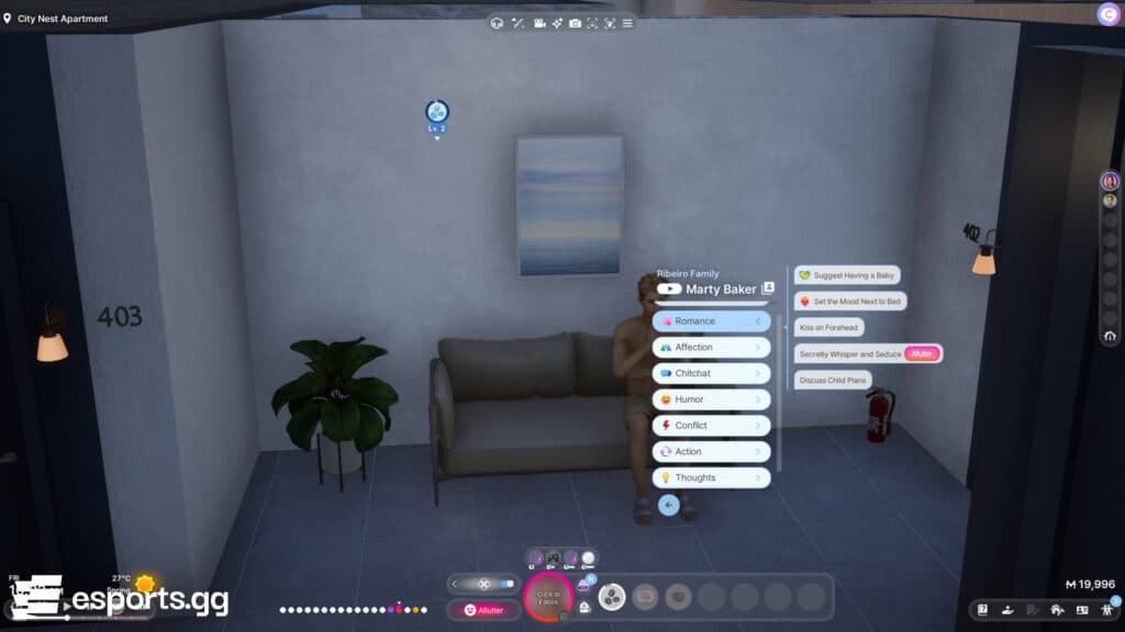 Set in the mood option (Screenshot by esports.gg)